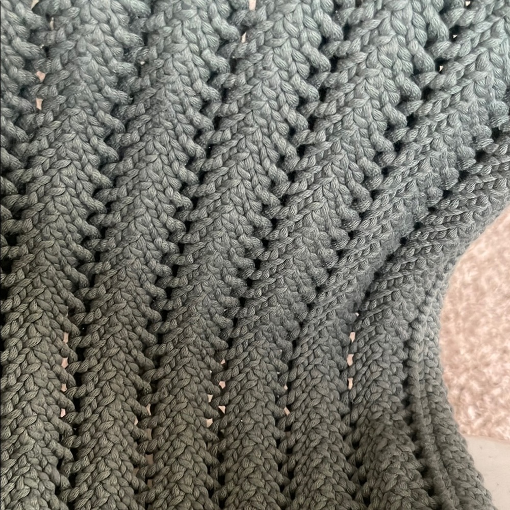 Cozy Olive Green Cardigan Sweater - Picture 12 of 15